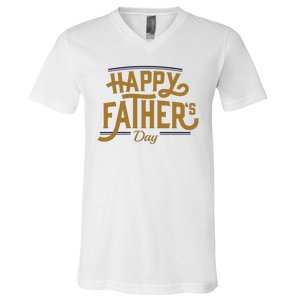 Happy Father's Day Celebration Gift V-Neck T-Shirt