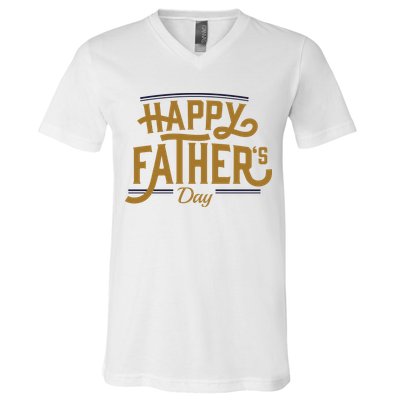 Happy Father's Day Celebration Gift V-Neck T-Shirt