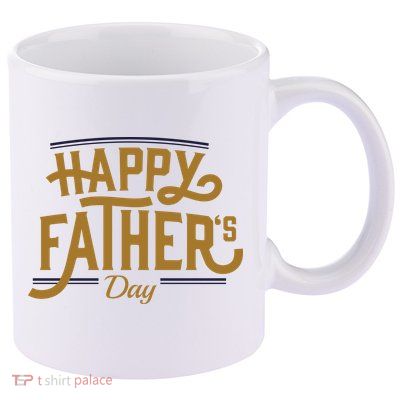 Happy Father's Day Celebration Gift 11oz C Handle Ceramic Mug