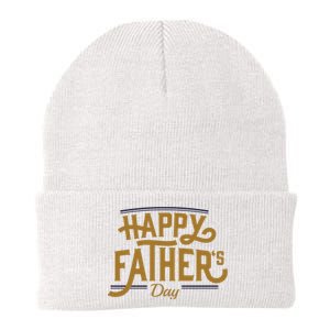 Happy Father's Day Celebration Gift Knit Cap Winter Beanie