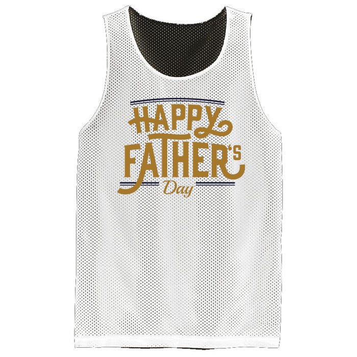 Happy Father's Day Celebration Gift Mesh Reversible Basketball Jersey Tank