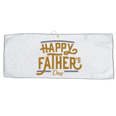 Happy Father's Day Celebration Gift Large Microfiber Waffle Golf Towel