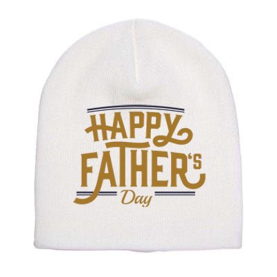 Happy Father's Day Celebration Gift Short Acrylic Beanie