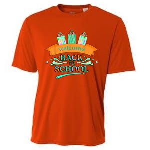 Happy First Day Of School Teachers Women Student Boy Girl Cooling Performance Crew T-Shirt