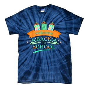 Happy First Day Of School Teachers Women Student Boy Girl Tie-Dye T-Shirt