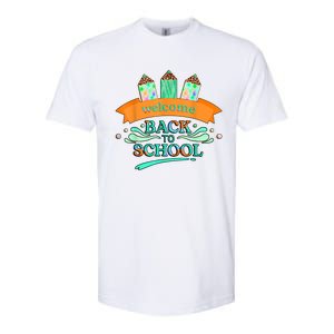 Happy First Day Of School Teachers Women Student Boy Girl Softstyle CVC T-Shirt