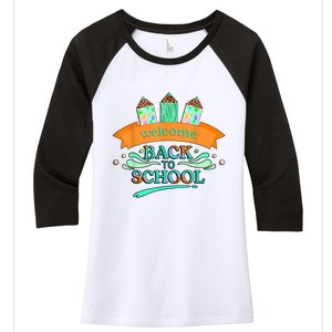 Happy First Day Of School Teachers Women Student Boy Girl Women's Tri-Blend 3/4-Sleeve Raglan Shirt