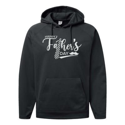 Happy Father's Day Performance Fleece Hoodie