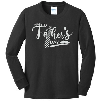 Happy Father's Day Kids Long Sleeve Shirt