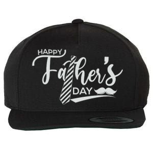 Happy Father's Day Wool Snapback Cap