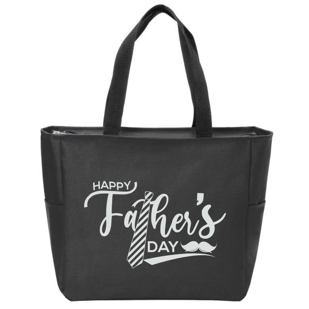 Happy Father's Day Zip Tote Bag