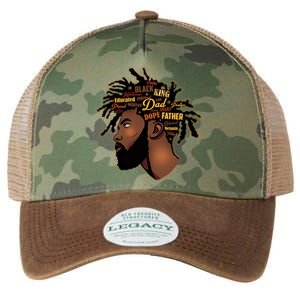 Happy Father's Day Black African American Dad Legacy Tie Dye Trucker Hat