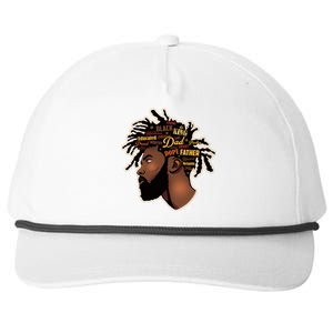 Happy Father's Day Black African American Dad Snapback Five-Panel Rope Hat