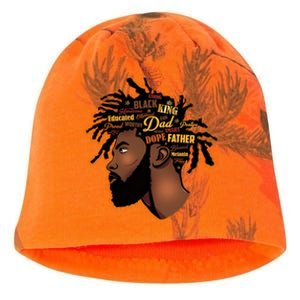 Happy Father's Day Black African American Dad Kati - Camo Knit Beanie