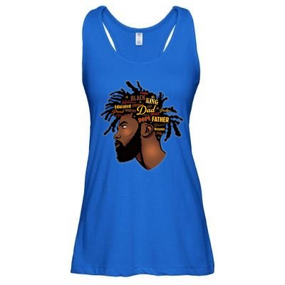 Happy Father's Day Black African American Dad Ladies Essential Flowy Tank
