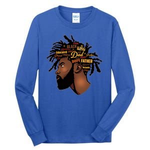 Happy Father's Day Black African American Dad Tall Long Sleeve T-Shirt