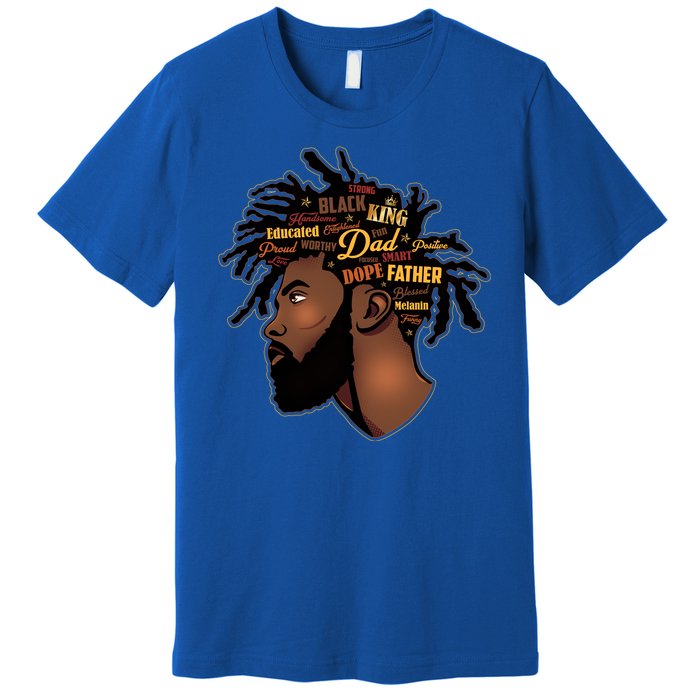 Happy Father's Day Black African American Dad Premium T-Shirt