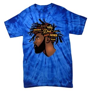 Happy Father's Day Black African American Dad Tie-Dye T-Shirt