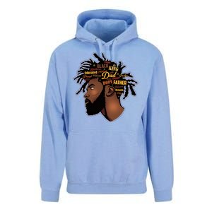 Happy Father's Day Black African American Dad Unisex Surf Hoodie