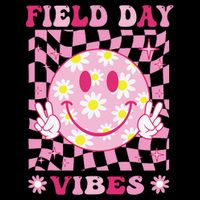 Hippie Field Day Vibes Flower For Teacher Field Day Poster