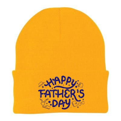 Happy Father's Day Dad Gift Knit Cap Winter Beanie