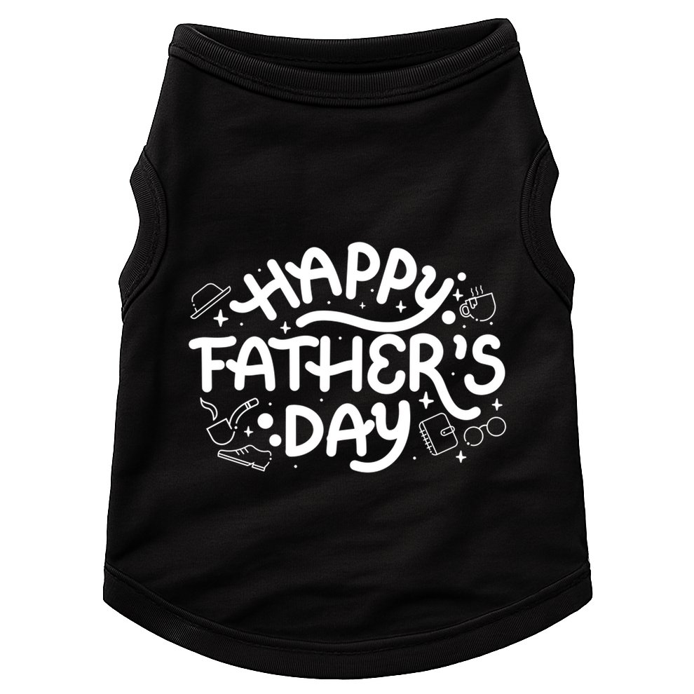 Happy Father's Day Dad Gift Doggie Tank