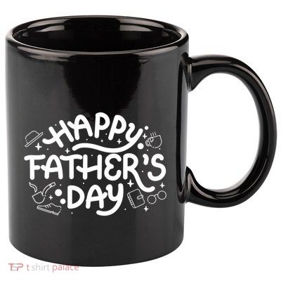 Happy Father's Day Dad Gift 11oz C Handle Ceramic Mug