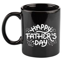Happy Father's Day Dad Gift 11oz C Handle Ceramic Mug