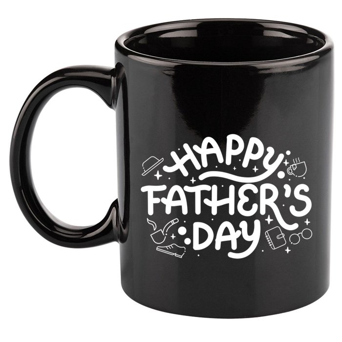 Happy Father's Day Dad Gift 11oz C Handle Ceramic Mug