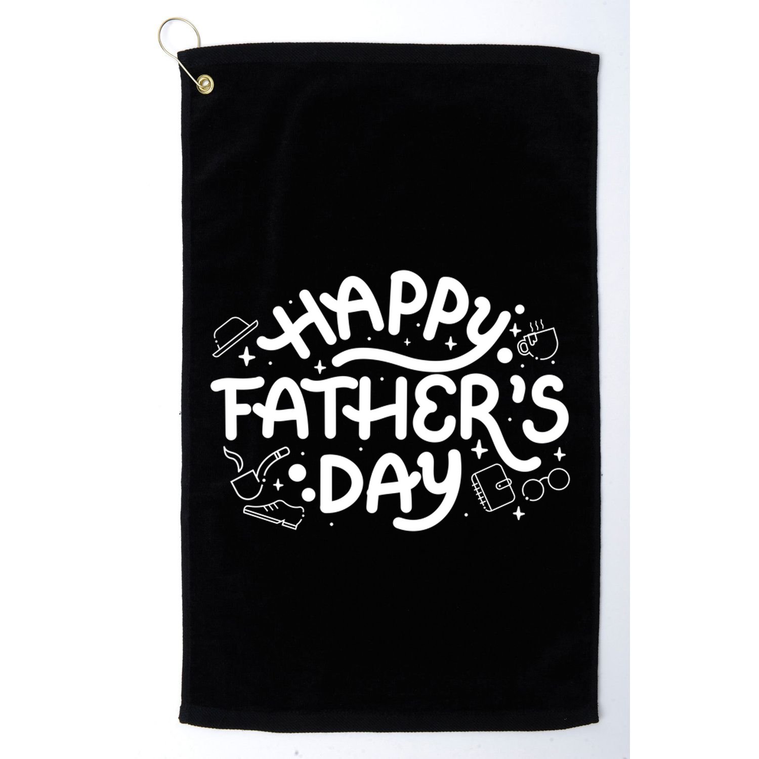 Happy Father's Day Dad Gift Golf Towel