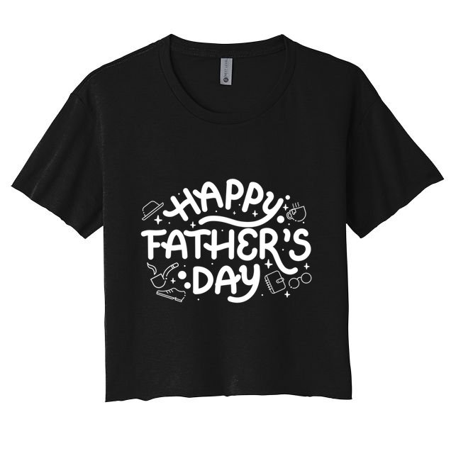 Happy Father's Day Dad Gift Crop Top