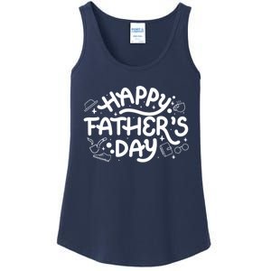 Happy Father's Day Dad Gift Ladies Essential Tank