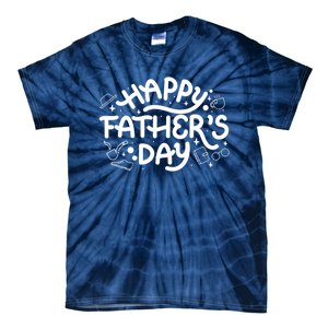 Happy Father's Day Dad Gift Tie-Dye T-Shirt