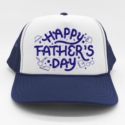 Happy Father's Day Dad Gift Trucker Hat