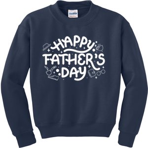 Happy Father's Day Dad Gift Kids Sweatshirt