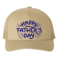 Happy Father's Day Dad Gift Yupoong Adult 5-Panel Trucker Hat