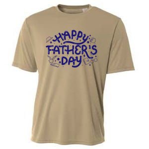 Happy Father's Day Dad Gift Cooling Performance Crew T-Shirt