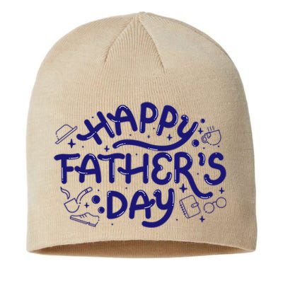 Happy Father's Day Dad Gift Sustainable Beanie