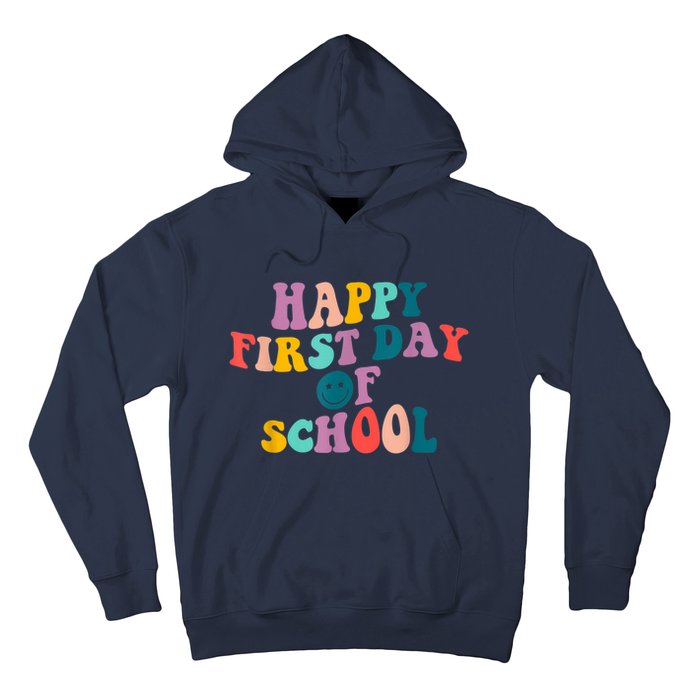 Happy First Day Of School Teacher Kids Welcome Back To School Hoodie