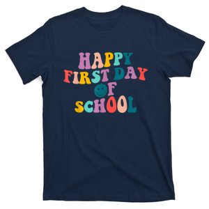 Happy First Day Of School Teacher Kids Welcome Back To School T-Shirt