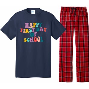 Happy First Day Of School Teacher Kids Welcome Back To School Pajama Set