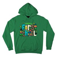 Happy First Day Of School Back To School Teacher Girl Boy Hoodie