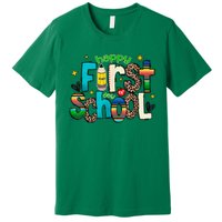 Happy First Day Of School Back To School Teacher Girl Boy Premium T-Shirt