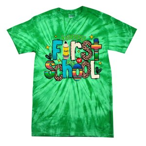 Happy First Day Of School Back To School Teacher Girl Boy Tie-Dye T-Shirt