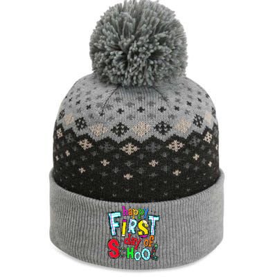 Happy First Day Of School Gifts Students Teachers The Baniff Cuffed Pom Beanie