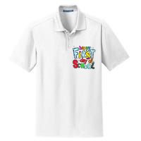 Happy First Day Of School Gifts Students Teachers Dry Zone Grid Polo