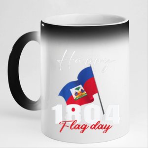 Haitian Flag Day Haiti 1804 For Proud Haitian 11oz Black Color Changing Mug