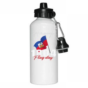 Haitian Flag Day Haiti 1804 For Proud Haitian Aluminum Water Bottle