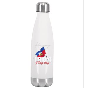 Haitian Flag Day Haiti 1804 For Proud Haitian Stainless Steel Insulated Water Bottle