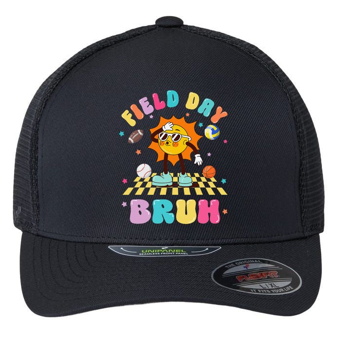 Happy Field Day 2025 Bruh Let The Games Begin Field Trip Flexfit Unipanel Trucker Cap